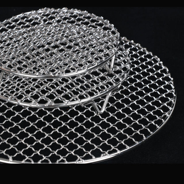 Woven 304 L150mm Stainless Steel BBQ Grill Mesh 1