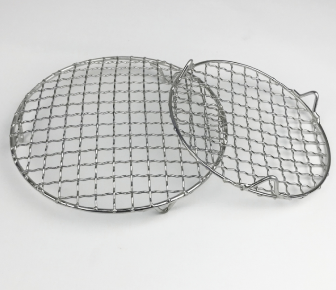 Woven 304 L150mm Stainless Steel BBQ Grill Mesh 3
