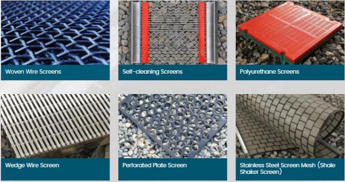 ISO9001 65Mn Steel Wire Cloth Sand Gravel Screen Mesh Increasing 30% Service Life 2