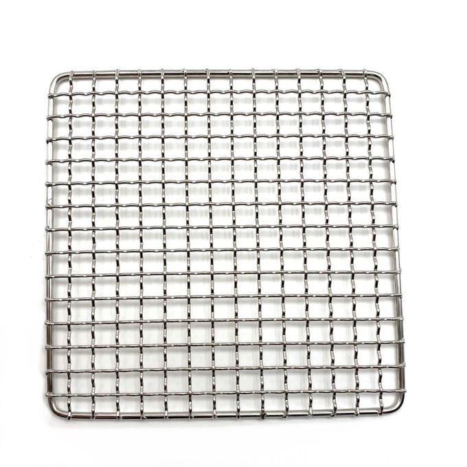 Woven 304 L150mm Stainless Steel BBQ Grill Mesh 4